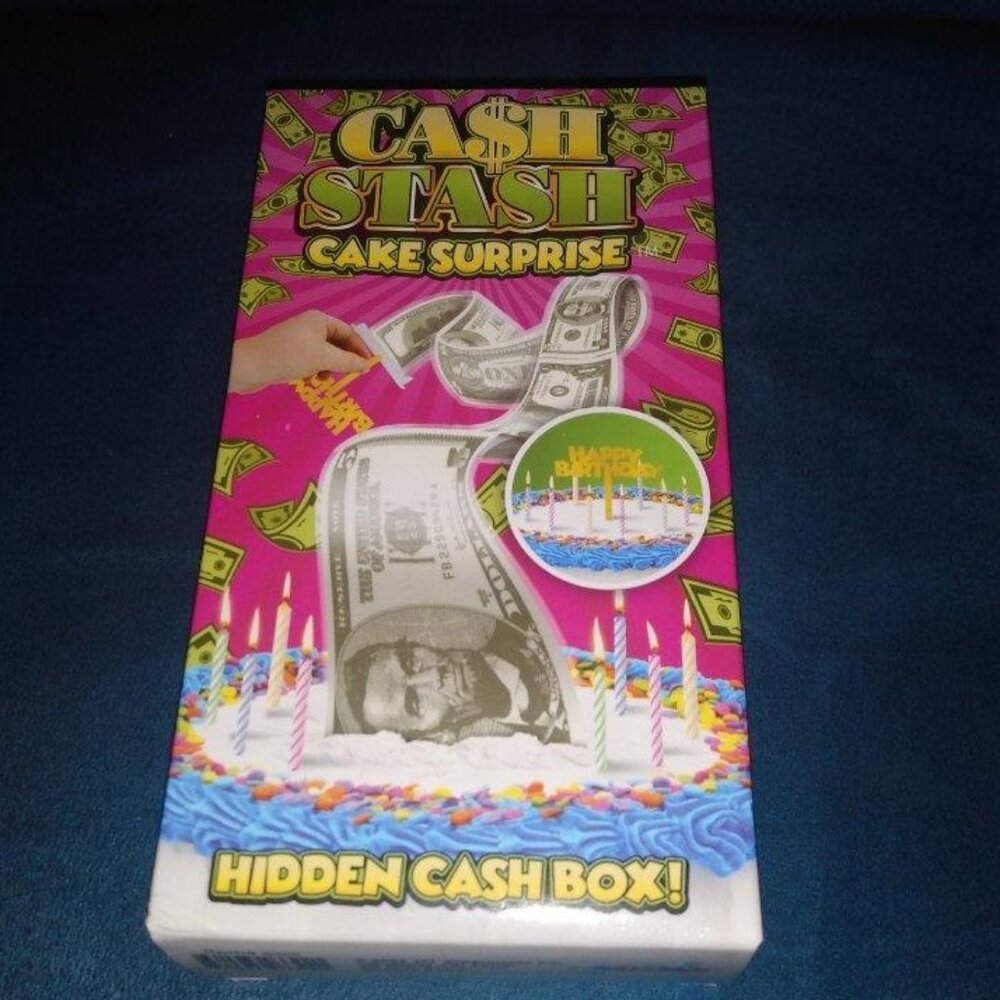 NIB Cash Stash birthday topper